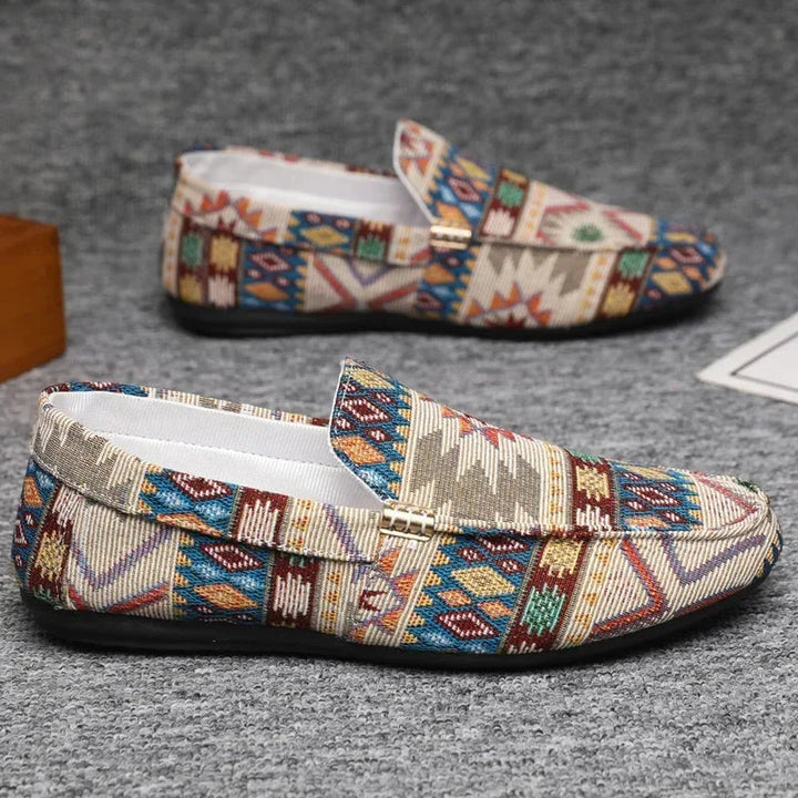Mens Canvas Loafers Lightweight Casual Slip-On Shoes