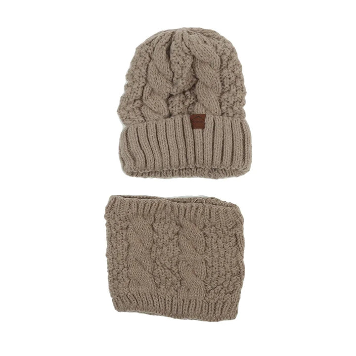 Womens Knit Hat and Scarf Set Warm Soft