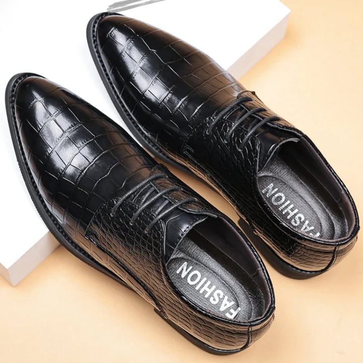 Mens Derby Shoes Leather Classic Fit