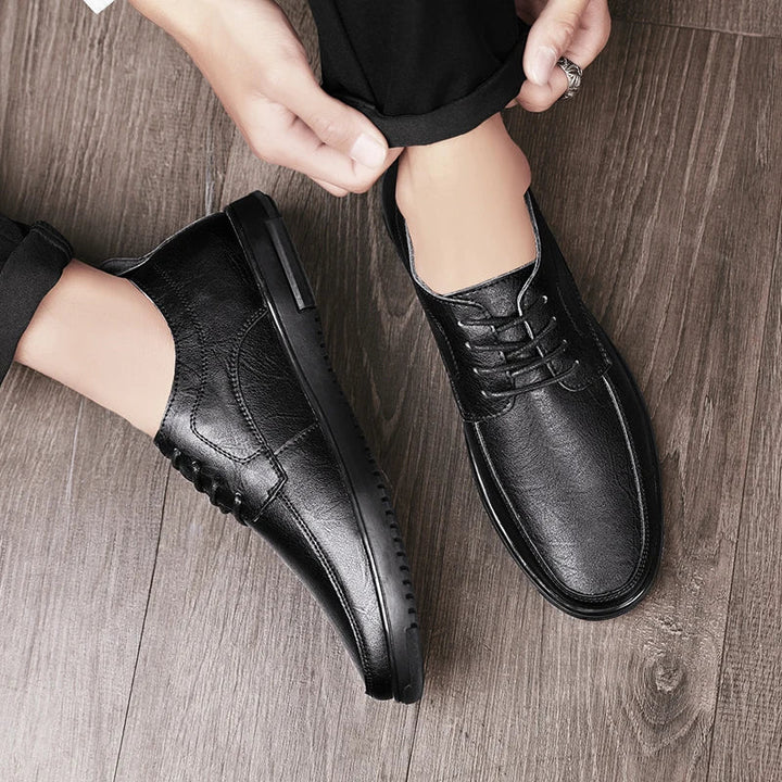 Mens Oxford Shoes Genuine Leather Classic Fit
