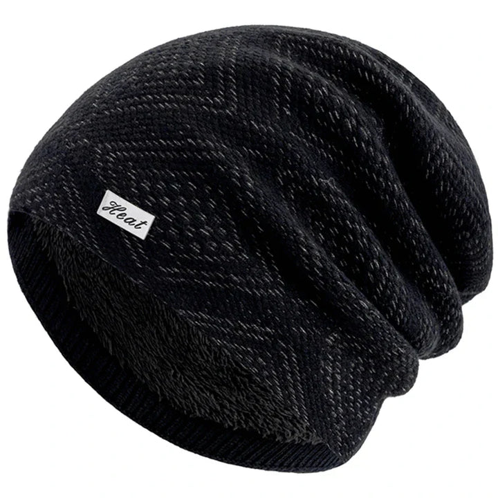 Womens Cable Knit Slouch Beanie Warm Fit