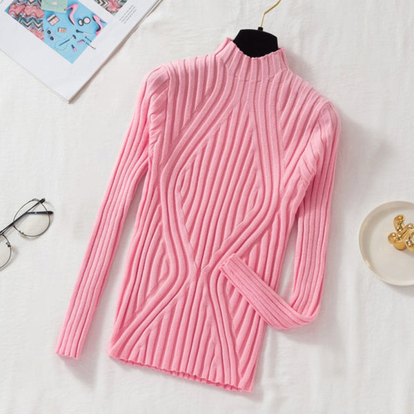 Womens Knit Sweater Cozy Classic Fit