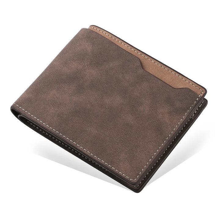 Mens Leather Money Wallet Classic Style
