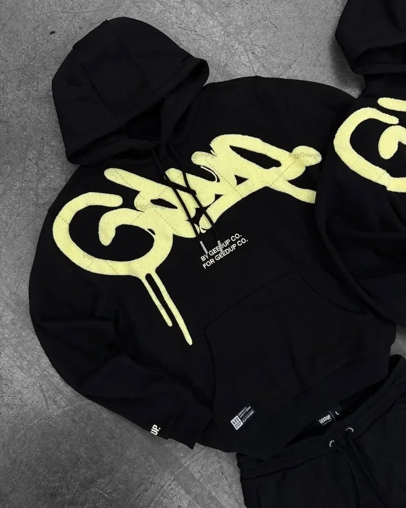 Unisex Oversized Hoodie with Graphic Print Casual Fit