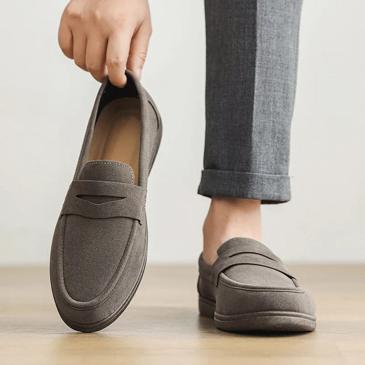 Mens Loafers with Cushioned Insole Breathable Design - BritishMode