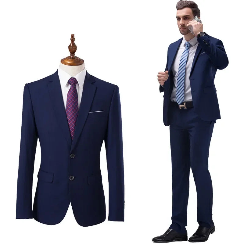 Mens Formal Business Jacket Smart Fit