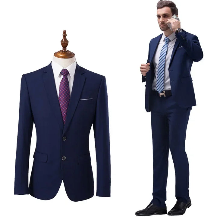 Mens Formal Business Jacket Smart Fit