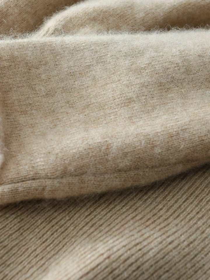 Womens Cashmere Wrap Sweater Soft Knit Crossover Style