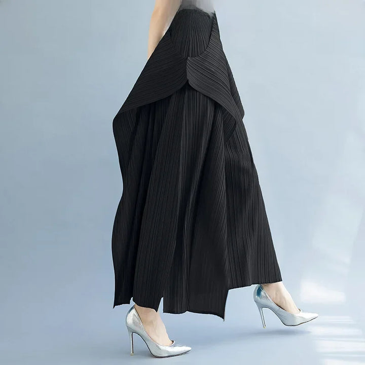 Womens Slim Fit Mermaid Leg Pants Elegant Style