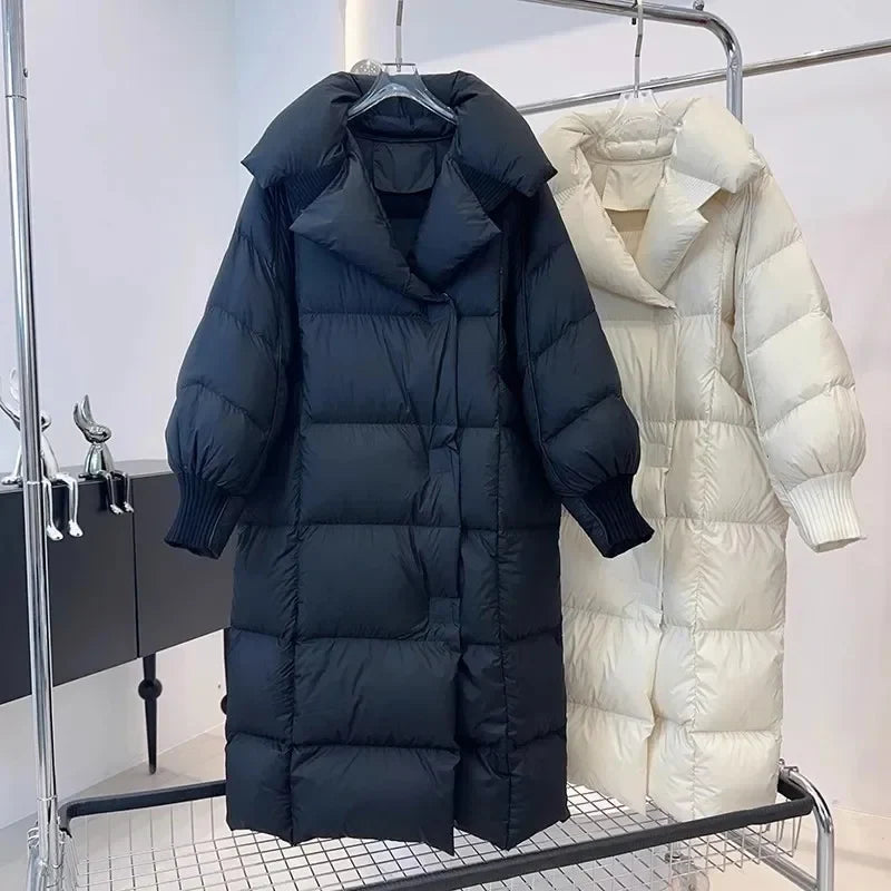 Womens Puffer Coat Down Filled Warm Fit - BritishMode