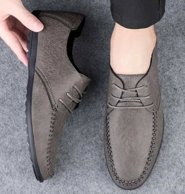 Mens Casual Leather Moccasin Shoes