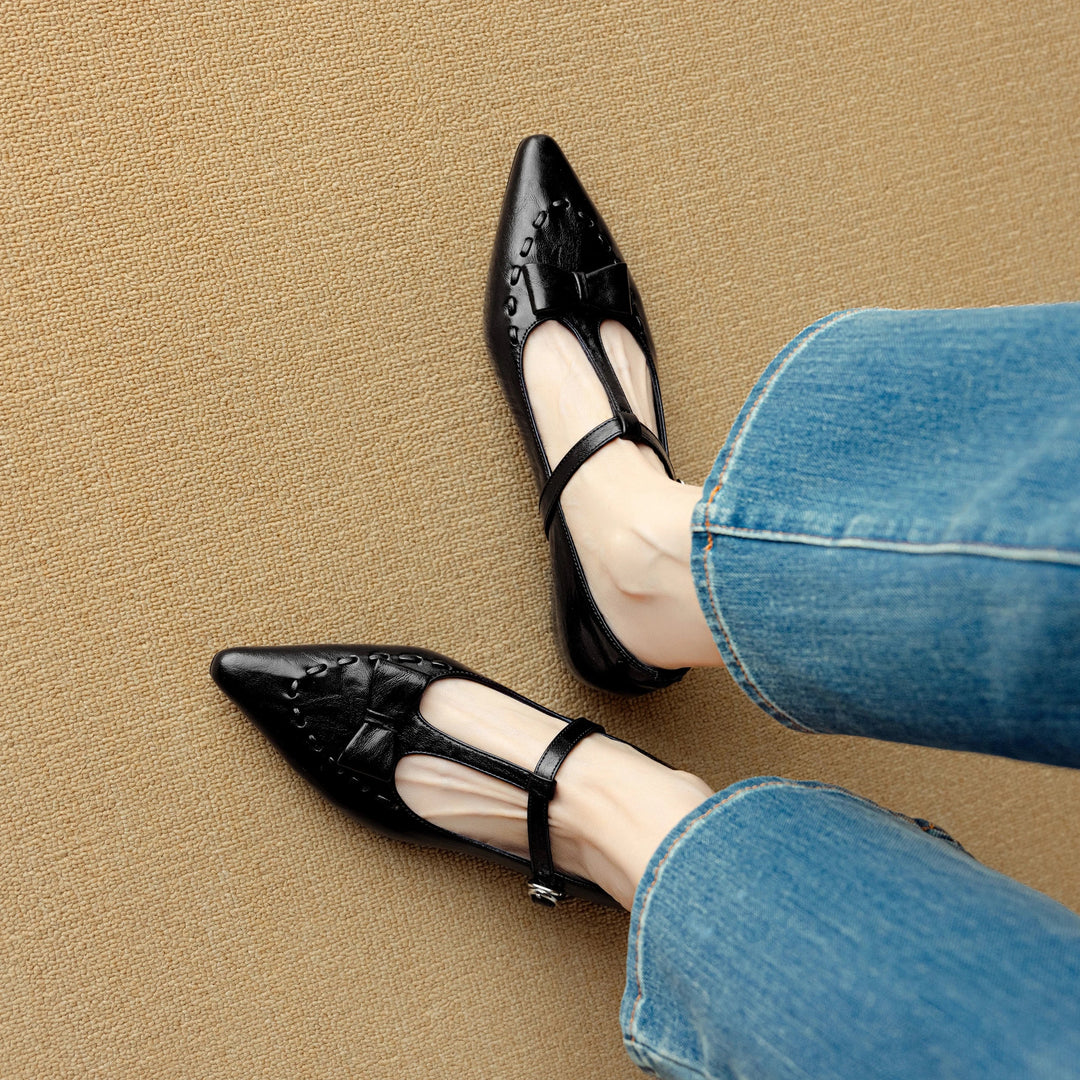 Womens Pumps Genuine Leather Classic Fit