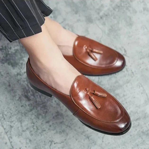 Mens Loafers Slip-On Comfortable Fit