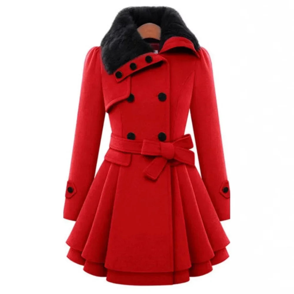Womens Trench Coat Slim Fit Stylish Design