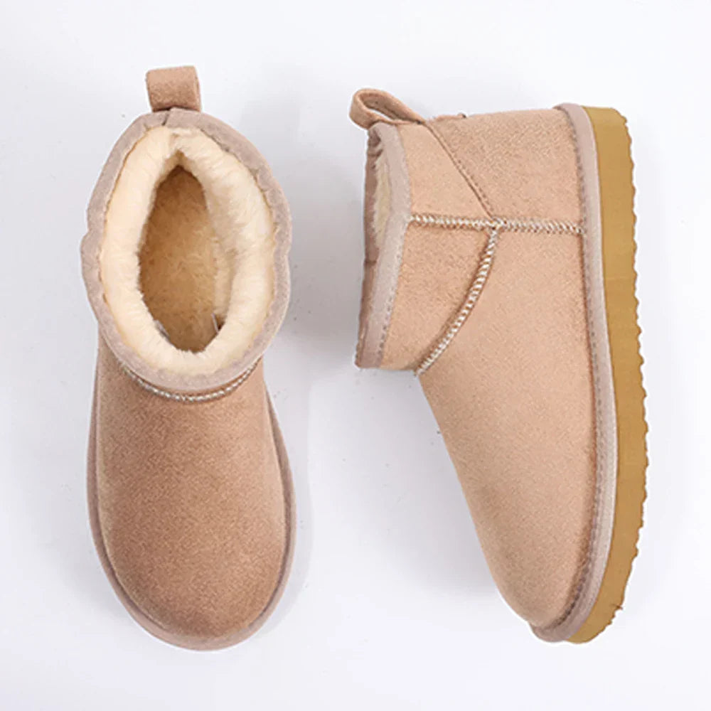 Womens Waterproof Snow Boots Insulated Warm - BritishMode