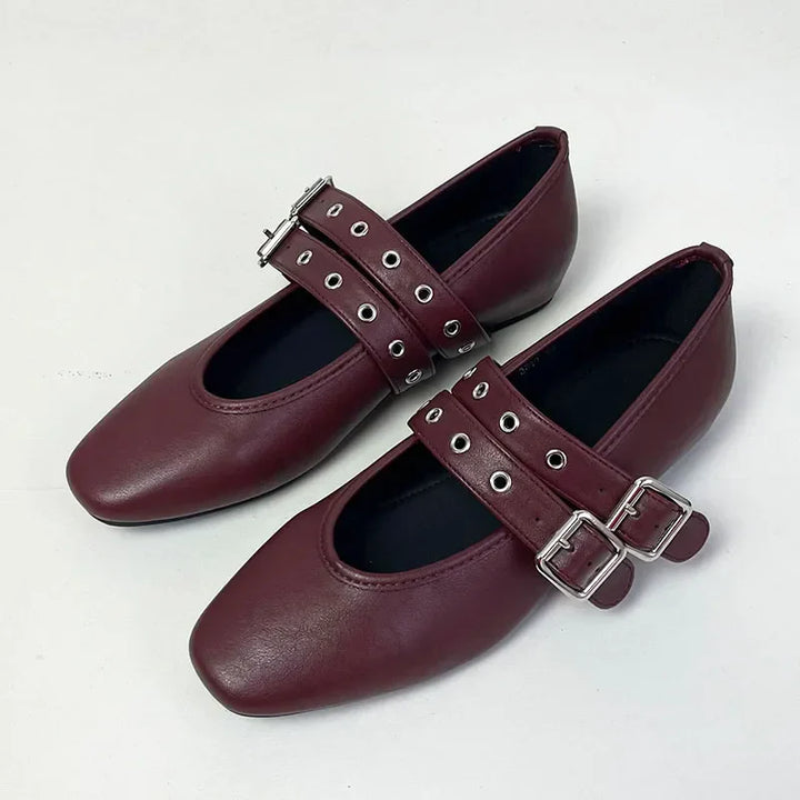 Womens Mary Jane Flats Classic Comfort