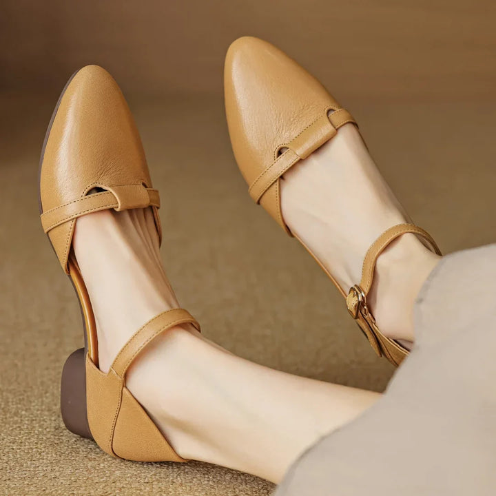 Womens Heels Genuine Leather Classic Fit