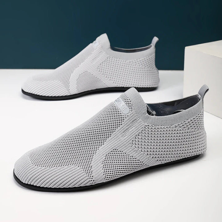 Mens Loafers Mesh Upper Slip-On