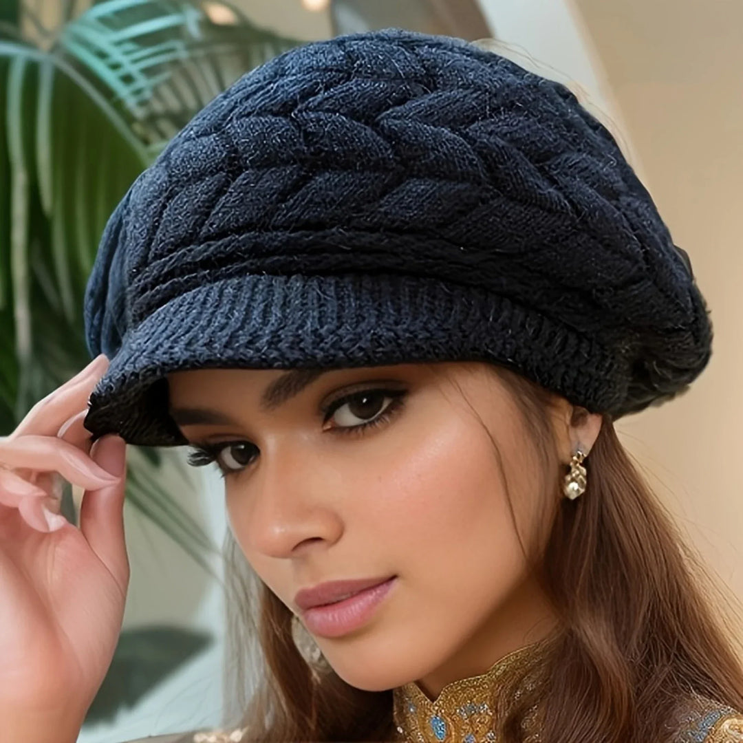 Womens Beanie Hat Knit Warm Cold Weather