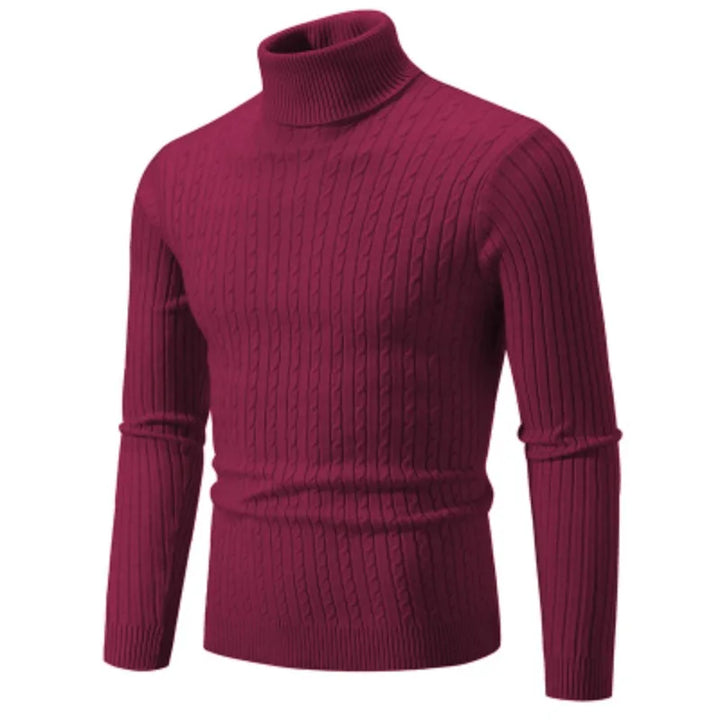 Mens Knit Sweater Crew Neck Warm