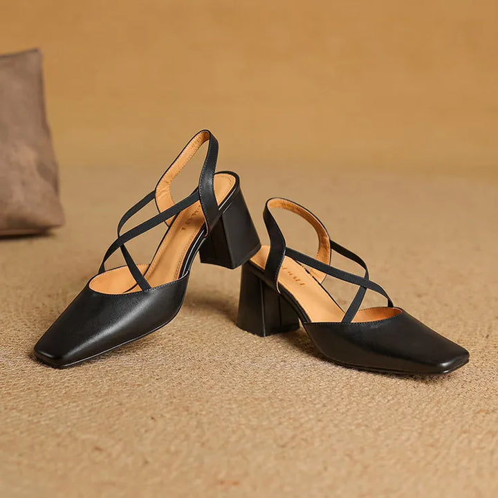 Womens Heels Genuine Leather Classic Fit