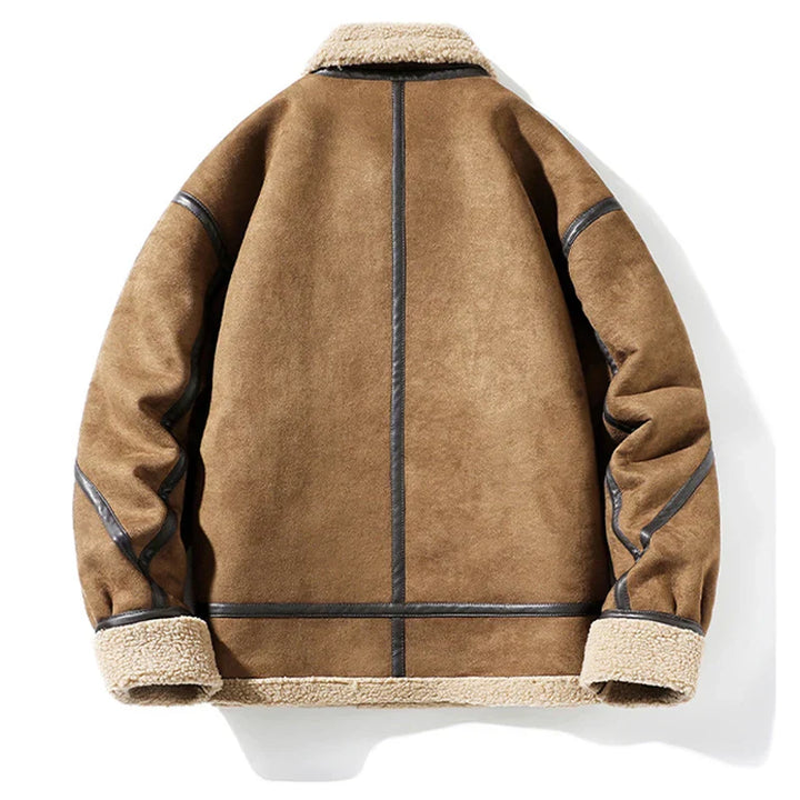 Mens Shearling Jacket with Wool Lining