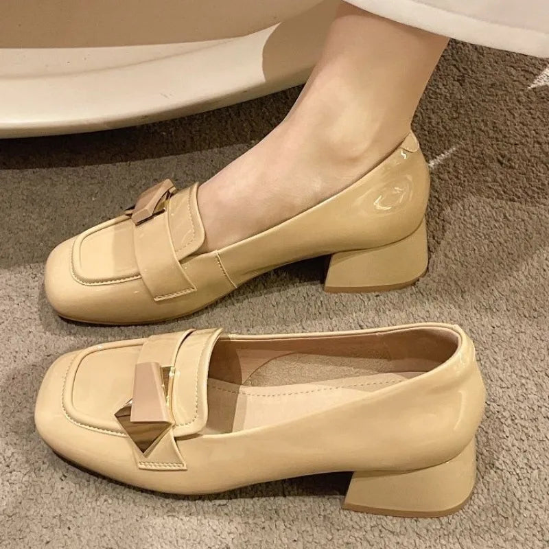 Womens Block Heel Shoes with Samara Design