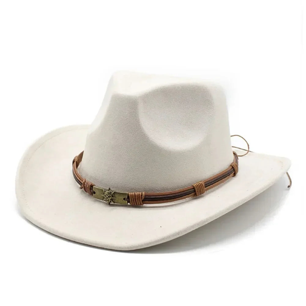 Unisex Felt Cowboy Hat Classic Style