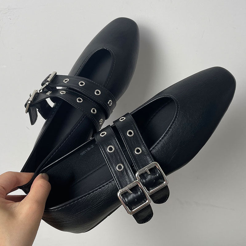 Womens Mary Jane Flats Classic Comfort