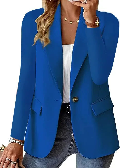 Womens Jacket Classic Fit Solid Material