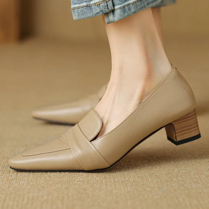Womens Pumps Genuine Leather Classic Fit