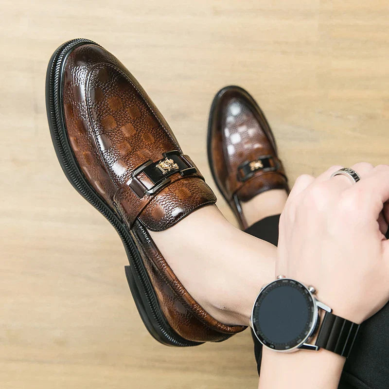 Mens Loafers Genuine Leather Classic Fit