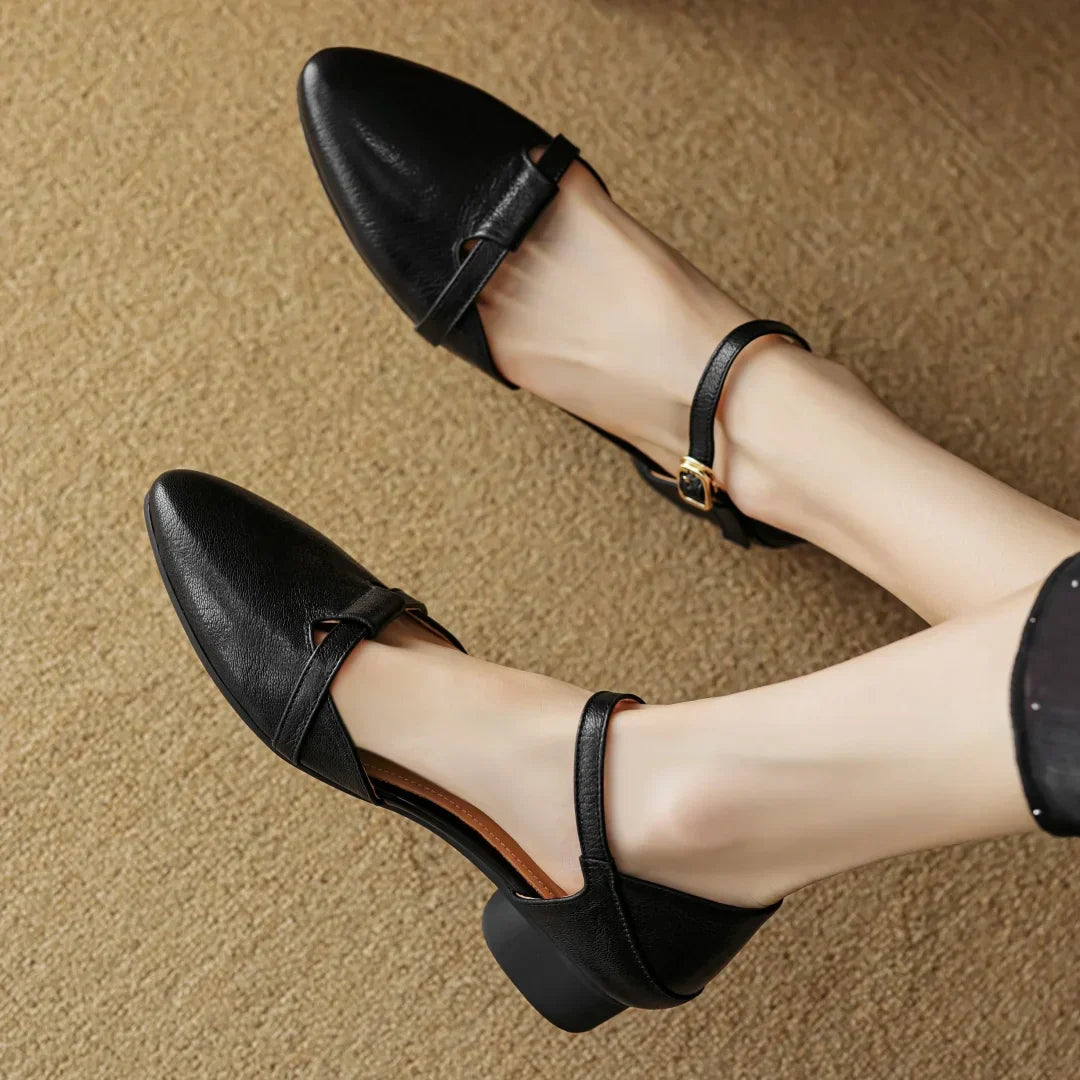 Womens Heels Genuine Leather Classic Fit