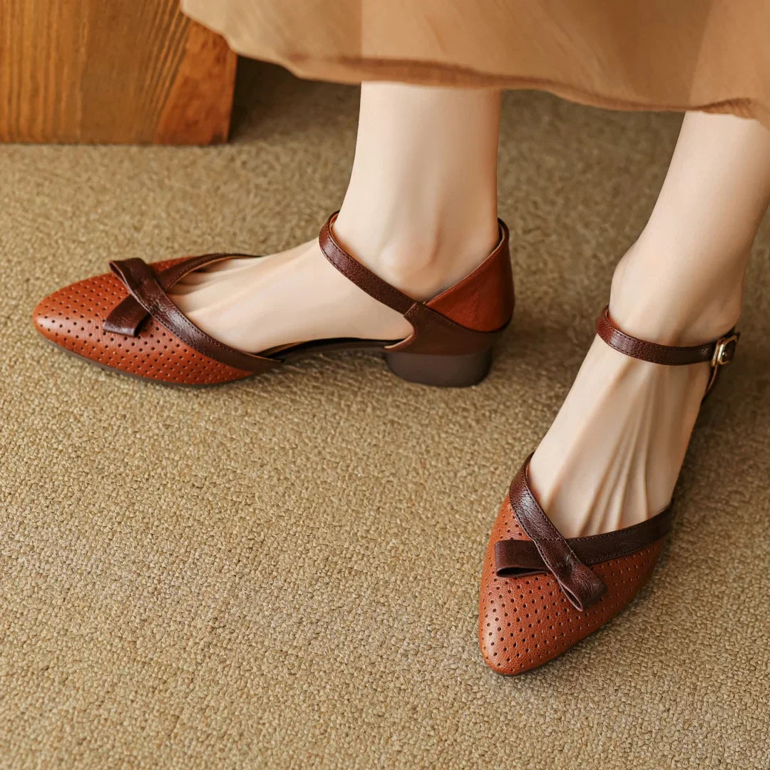 Womens Genuine Leather Pumps Classic Fit