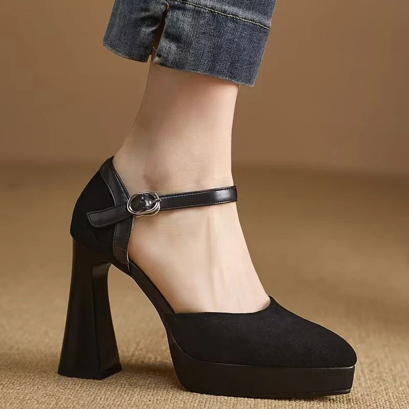 Womens Heeled Shoes Classic Style