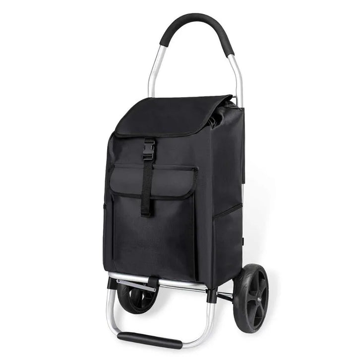 Foldable Aluminium Shopping Trolley Lightweight Portable - BritishMode