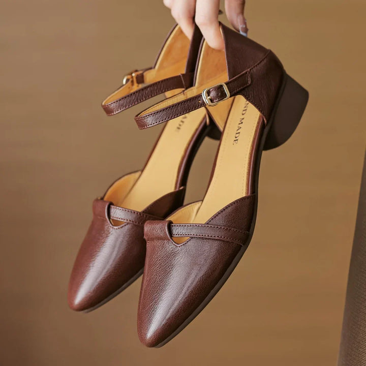 Womens Heels Genuine Leather Classic Fit