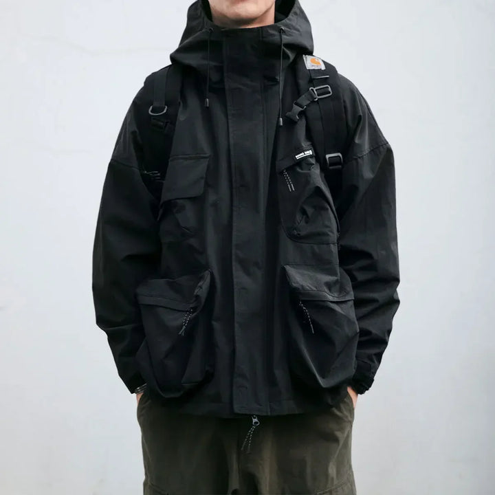 Mens Jacket with Zip Front Classic Fit