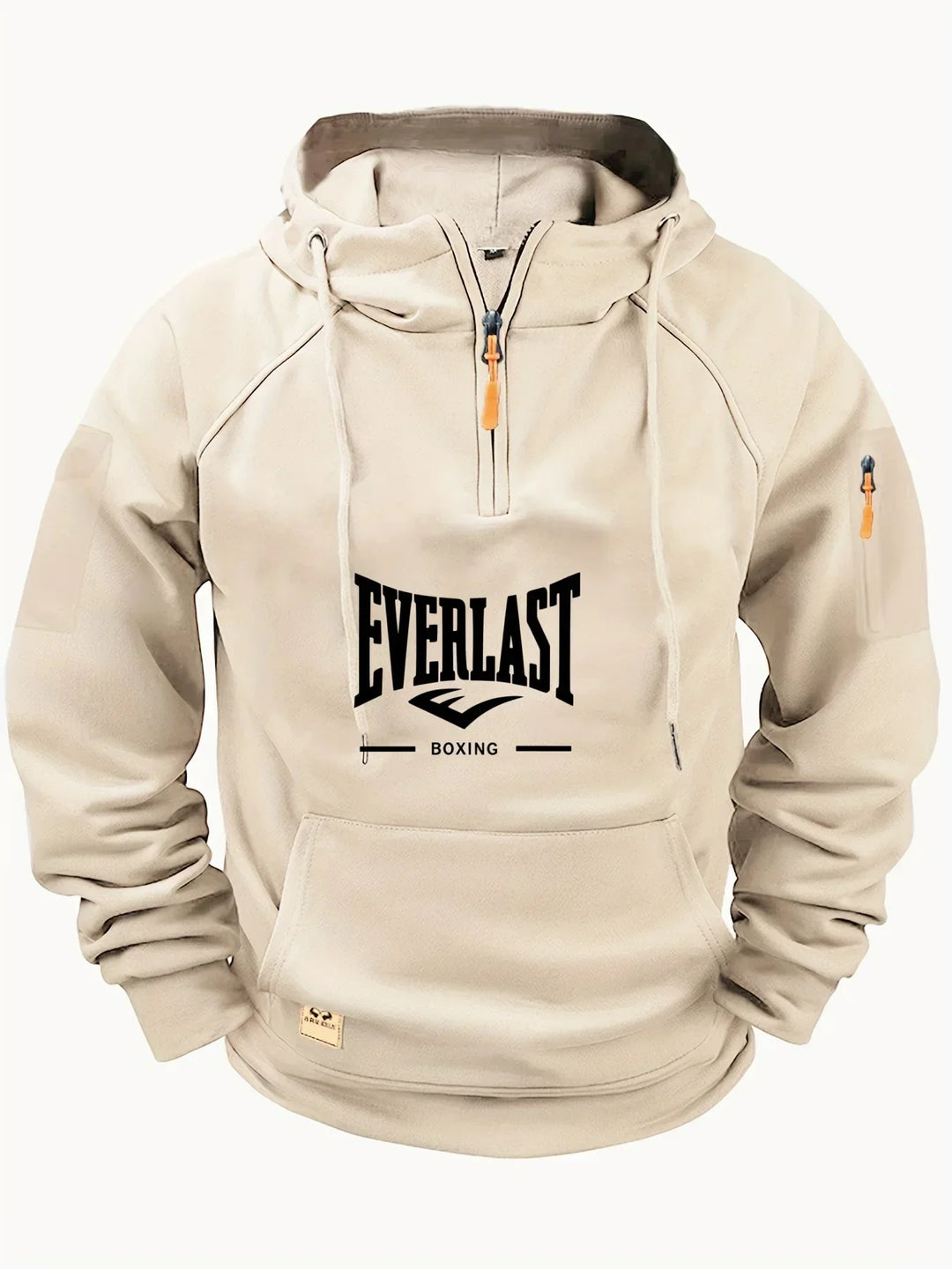 Mens Zip-Up Hooded Sweatshirt Fleece Casual Fit