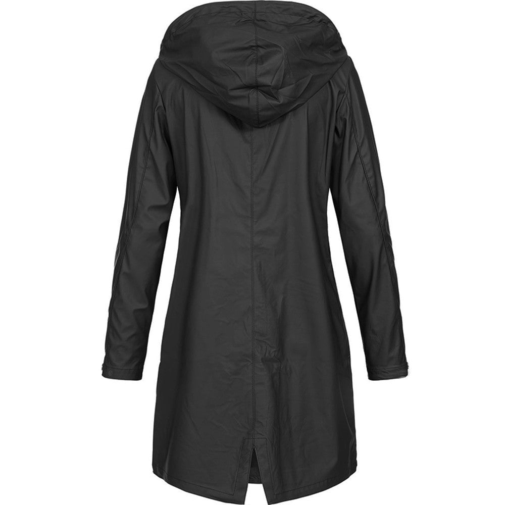 Womens Fleece Hooded Jacket Relaxed Fit - BritishMode