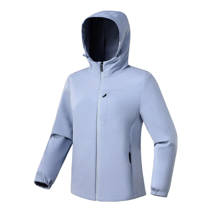 Womens Softshell Jacket with Hood Long Sleeve