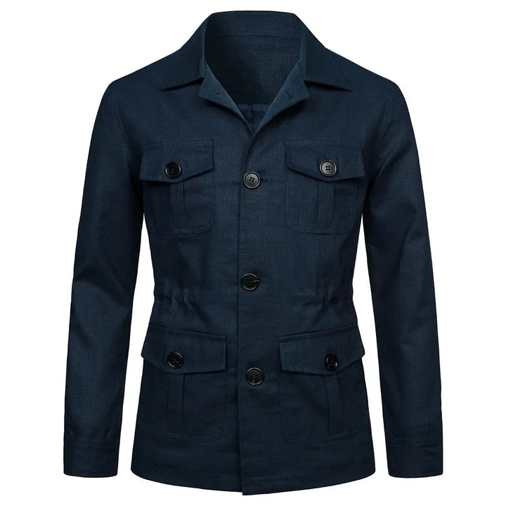 Mens Safari Jacket Cotton Classic Fit