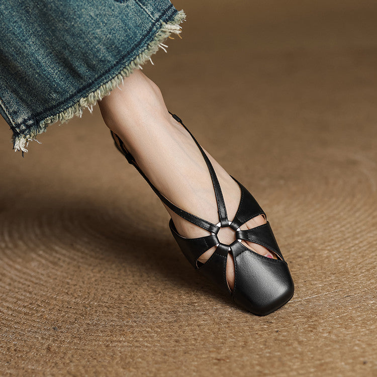 Womens Genuine Leather Sandals Comfortable Fit