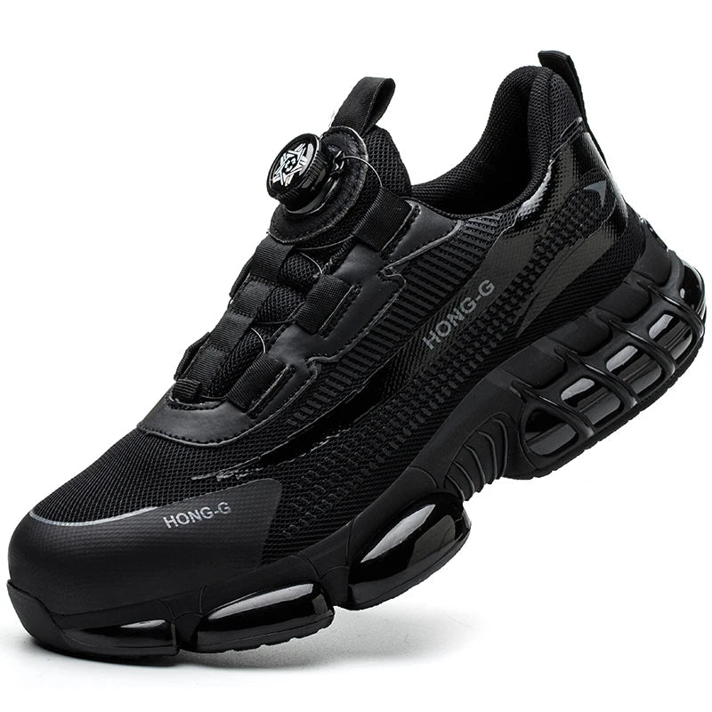 Mens Industrial Work Boots Heavy Duty Durable
