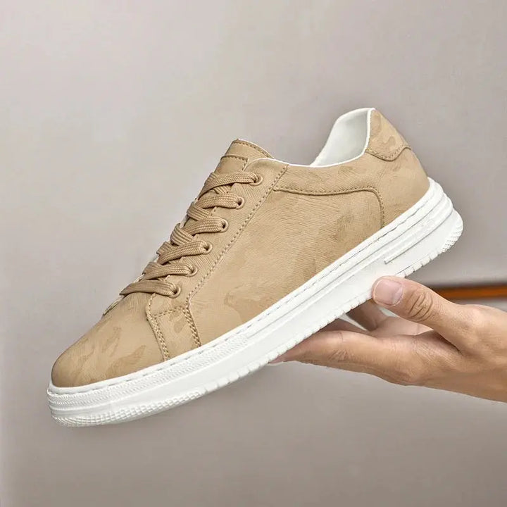 Mens Leather Sneakers Handmade Comfort Fit