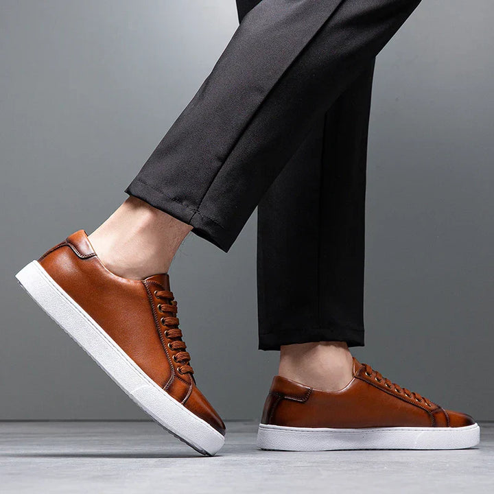 Mens Leather Dress Shoes Classic Fit