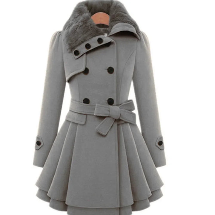 Womens Trench Coat Slim Fit Stylish Design