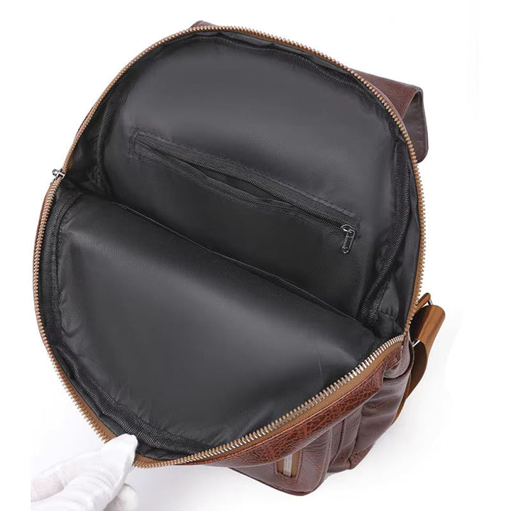 Womens Leather Backpack Theft-Proof Design