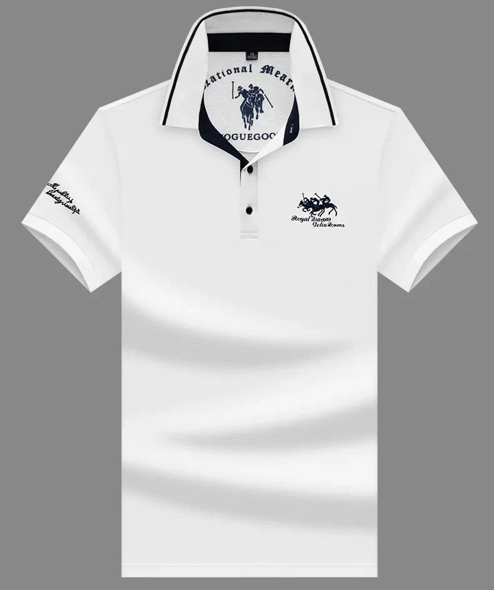 Mens Polo Shirt Cotton Classic Fit Smart Casual