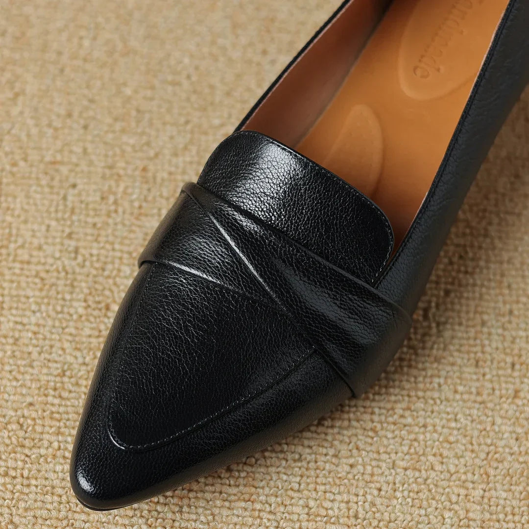 Womens Pumps Genuine Leather Classic Fit